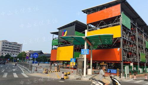 城市网红立体停车库图,创新空间利用的智慧典范